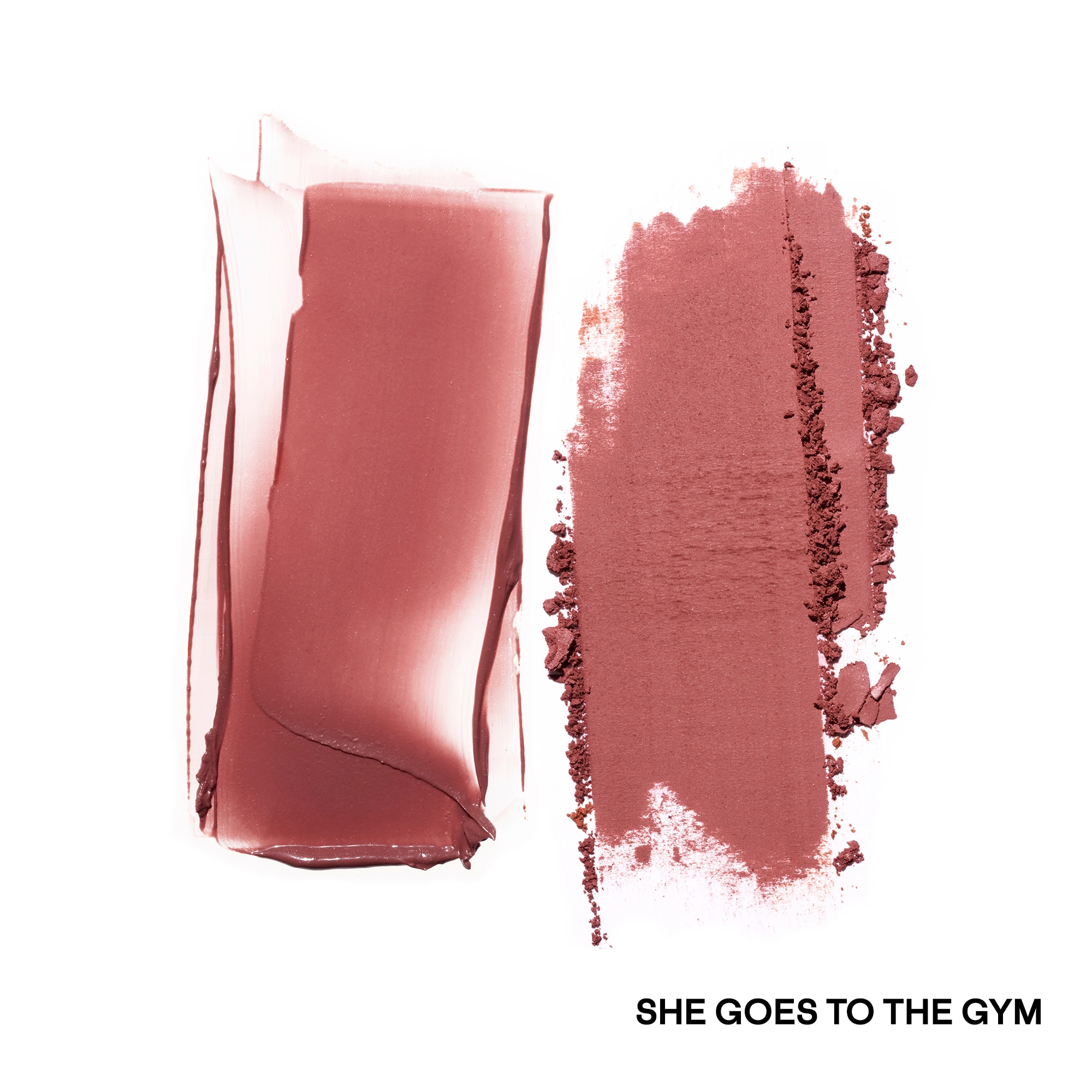 SHE GOES TO THE GYM